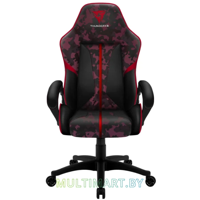 Кресло компьютерное ThunderX3 BC1 Camo Blood Dusk (красный камуфляж)